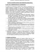 ETAPAS Y/O ESTRUCTURA DE UNA ENTREVISTA PSICOLÓGICA