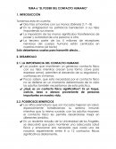 EL PODER DEL CONTACTO HUMANO