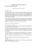 La relación del humano con los Proyectos de investigación