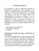 Disonancia Cognitiva