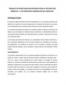 TRABAJO DE INVESTIGACIÓN INTRODUCCIÓN AL ESTUDIO DEL DERECHO: “LOS PRINCIPIOS GENERALES DEL DERECHO”