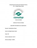 Análisis de Teorías de Calidad Ejercicio#5: Actividades de una organización