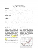 Contaminación. Calentamiento global, efecto invernadero, deshielo