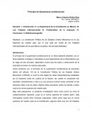 Principio de Supremacía constitucional