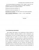 Las instituciones educativas