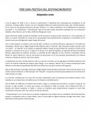 POR UNA POÉTICA DEL DISTANCIAMIENTO