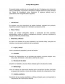 Trabajo de Investigación sobre Etogramas