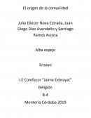 Origen de la comunidad