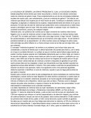 LA VIOLENCIA DE GÉNERO, UN GRAVE PROBLEMA EL CUAL LA SOCIEDAD IGNORA