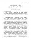 Relatoria CTE primera sesión ordinaria