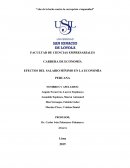 EFECTOS DEL SALARIO MÍNIMO EN LA ECONOMÍA PERUANA