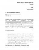 Ejemplo de demanda de juicio hipotecario