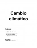 Cambio climático