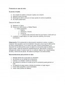 Protocolo en caso de robo