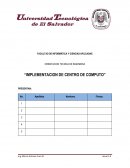 Implementacion de centro de computo