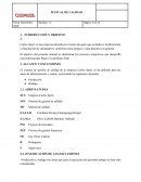 Manual de Calidad, empresa Carlos Sport