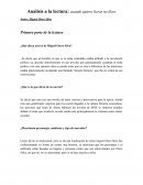 Analisis a la lectura: cuando quiero llorar no lloro