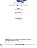 Gestión de calidad avanzada Tarea individual 1: Herramienta de la calidad