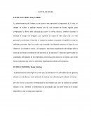 TRABAJO DE ADMINISTRACION DEL TIEMPO