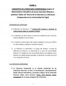 CONCEPTO DE LITERATURA COMPARADA