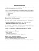 La terapia miofuncional