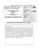 Estudio de las propiedades de la materia