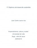 Emprendimiento, cultura y ciudad. Objetivos del desarrollo sostenible