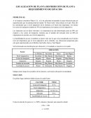 LOCALIZACIÓN DE PLANTA DISTRIBUCIÓN DE PLANTA REQUERIMIENTO DE ESPACIOS