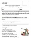 DIAGNÓSTICO DE LENGUA Y LITERATURA PRIMERA UNIDAD “EPOPEYA”