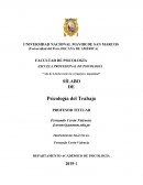 Modelo de Camacho e Higuita - Calidad de vida en el trabajo