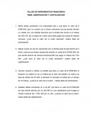 TALLER DE HERRAMIENTAS FINANCIERAS TEMA: AMORTIZACION Y CAPITALIZACION