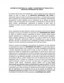 INFORME DE RESISTENCIA AL CAMBIO Y CONDICIONES DE TRABAJO EN LA FUNDACION UNIVERSIDAD DEL NORTE