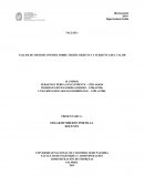 TALLER DE MICROECONOMÍA SOBRE TEORÍA OBJETIVA Y SUBJETIVA DEL VALOR