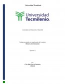 Trabajo presentado en cumplimiento de la materia: Historia de la Educación