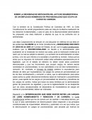 SOBRE LA NECESIDAD DE MOTIVACIÓN DEL ACTO DE INSUBSISTENCIA DE UN EMPLEADO NOMBRADO EN PROVISIONALIDAD QUE OCUPA UN CARGO DE CARRERA