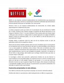 Alianza entre Netflix y Domino´s Pizza