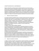 CONCEPTOS BÁSICOS DE LA SOSTENIBILIDAD