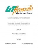 DIRECCION DE EQUIPOS DE ALTO RENDIMIENTO