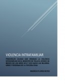 VIOLENCIA INTRAFAMILIAR. PRINCIPALES CAUSAS QUE ORIGINAN LA VIOLENCIA INTRAFAMILIAR EN EL MUNICIPIO DE TOLUCA