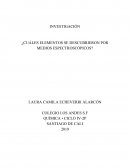 Investigación ¿Cuáles elementos se descubrieron por medios espectroscópicos?