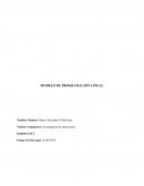 MODELO DE PROGRAMACIÓN LINEAL