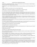 Resumen de la Administracion pública y la Burocracia