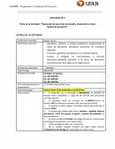 Resolución de ejercicios de tamaño, localización e inicio óptimo de proyectos