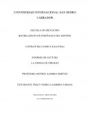 INFORME DE LECTURA LA ENEIDA DE VIRGILIO