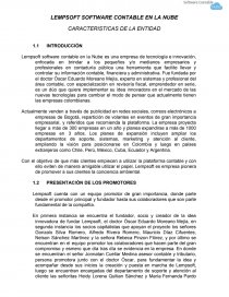 LEMPSOFT SOFTWARE CONTABLE EN LA NUBE. Página 1