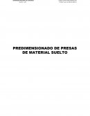 PREDIMENSIONADO DE PRESAS DE MATERIAL SUELTO