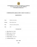 COMPOSICIÓN, REDACCIÓN Y BUEN USO DE LA GRAMÁTICA