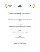 DESARROLLO DE HABILIDADES DIRECTIVAS Y LABORALES