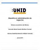 Entorno economico en mexico