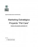 Marketing Estratégico Proyecto “Pet Care”